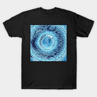 A blue bubble T-Shirt